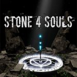 Karakter utama Stone 4 Souls bertarung melawan monster