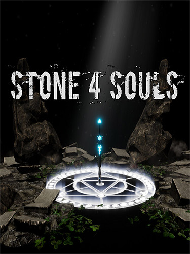 Karakter utama Stone 4 Souls bertarung melawan monster